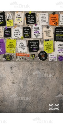 Tło fotograficzne „Ściana motywacji – inspirująca przestrzeń sukcesu” | 4159